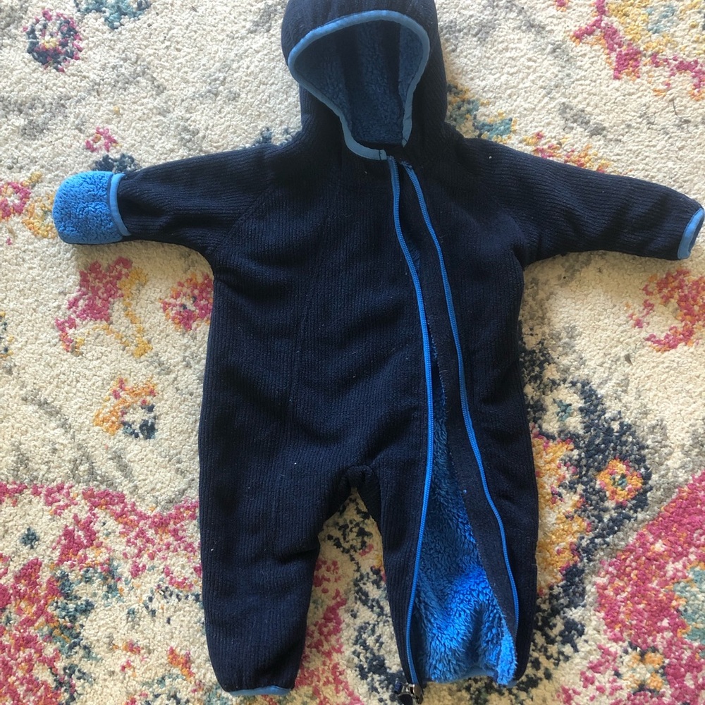 Infant cold weather suit